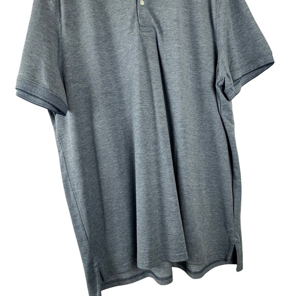 St Johns Bay Mens Polo Shirt Cotton Blue XL Comfort Flex Super Soft Knit Golf - Picture 3 of 8